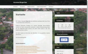 Website buergerliste-landsberg.de